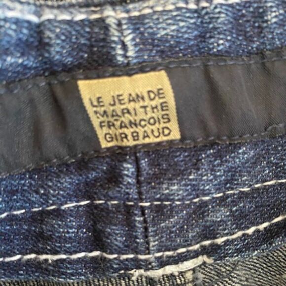 Le Jean De Marithe Francois Girbaud distressed Baggy Shuttle Tape jeans, size 38 - Picture 3 of 4